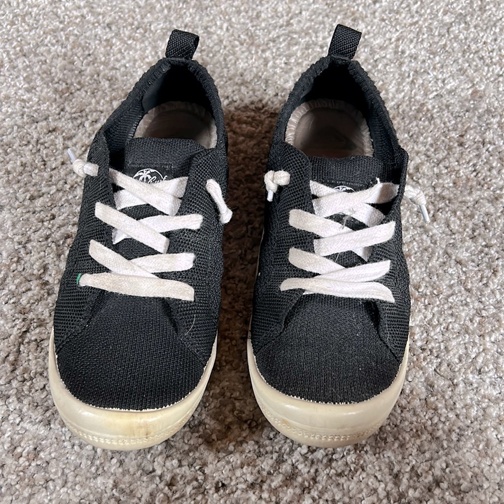 Black, Casual Sneakers